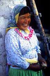 Tarahumara Indian Lady in Mexico's Copper Canyon